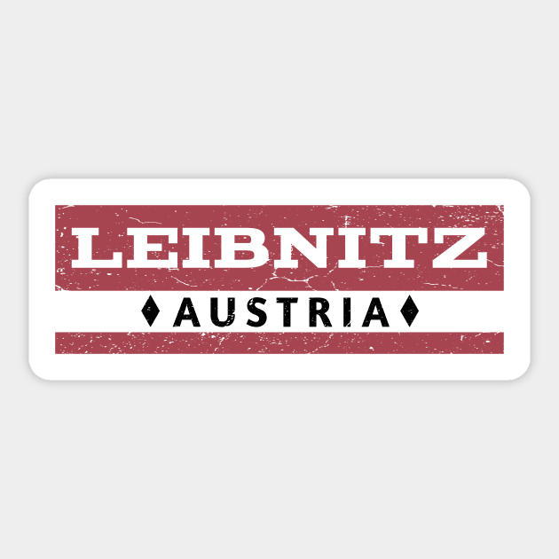 Leibnitz Austria Vintage Sticker by urban-wild-prints